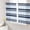 Navy Sky Blue, variant on Sheer Curtains 72 Inches Long 2 Panels Set for Bedroom, Navy Blue Turquoise Striped Semi Sheer Curtains for Windows, Gradient Horizontal Lines Voile Window Treatments Rod Pocket Curtain