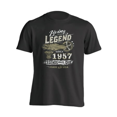 Living Legend 60th Birthday Gift Shirt for those Born in 1957 X-Large -