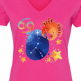thumbnail image 4 of Inktastic Cancer Crab Constellation Zodiac Sign Illustration Women's V-Neck T-Shirt, 4 of 5