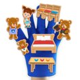 thumbnail image 1 of Hand Puppets Set for Kids and Adults Glove with Felt Details Perfect for Storytelling Role-Playing Puppet Theatre Gift for Children, 1 of 5