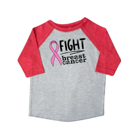 

Inktastic Fight Breast Cancer Pink Ribbon Gift Toddler Boy or Toddler Girl T-Shirt