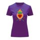 thumbnail image 3 of Playera Blusa De Corazon Con Ojo Turco Color Morado Talla Chica Marca Emil SaEs, 3 of 4