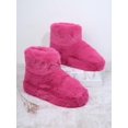 thumbnail image 2 of Fuzzy Slip On Ankle Booties, 2 of 4