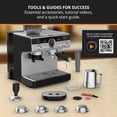 thumbnail image 4 of Máquina Espresso Krups TU0 con Molino Integrado 30 Niveles de Molido y Varita de Vapor Profesional, 4 of 7