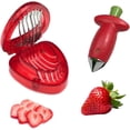 thumbnail image 1 of Cortadora de fresas TANGJMXG 2 piezas Descascaradora de fresas de acero, 1 of 5