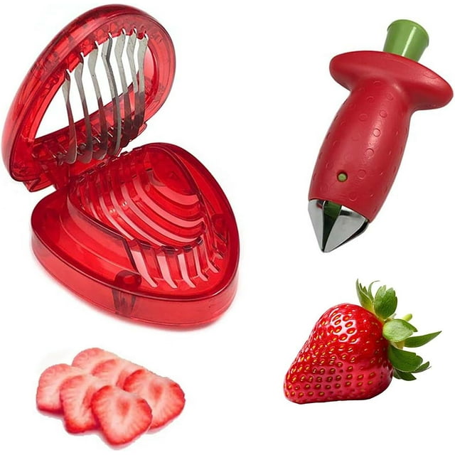 Cortadora de fresas TANGJMXG 2 piezas Descascaradora de fresas de acero