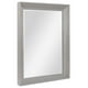 thumbnail image 1 of Espejo de Pared con marco de madera flotante gris Fine Art Tj, 1 of 5