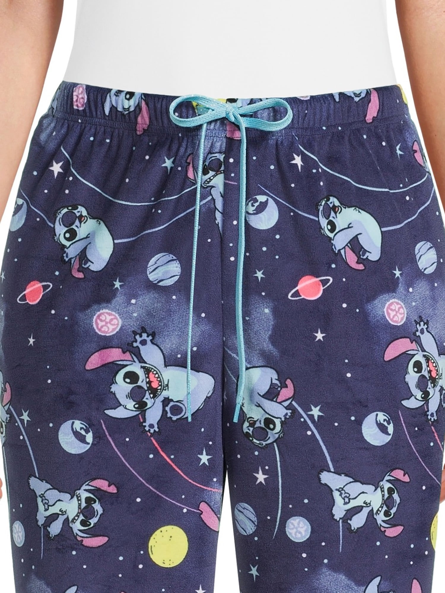 Disney Women’s Stitch Plush Sleep Pants, Sizes XS-3XL