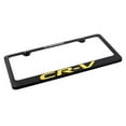 thumbnail image 4 of Honda CRV wordmark black coated metal license plate frame holder 2 hole, 4 of 4
