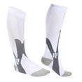 thumbnail image 3 of Milaget Bas de Compression Bas de Compression Bas de Compression pour Hommes et Femmes, pour Blanc TTG, 3 of 9
