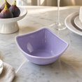 thumbnail image 6 of Purple Square Melamine Bowl 3.31in Curved Serving Bowl for Salad Fruit Snacks Kitchen Countertop Party Home Table Decor, 6 of 6