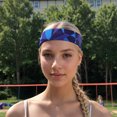 thumbnail image 2 of Unique Bargains 1 Pc Sports Headband for Yoga Deep Blue Light Blue, 2 of 6