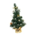 thumbnail image 1 of 16inch Tabletop Christmas Tree Christmas Ornament for Festival Desktop Home Golden, 1 of 8