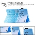 thumbnail image 4 of Allytech Fire 7 Case 12th Gen 2022 Released -  PU Leather Cute Pattern Folio Flip Smart Cover Multi Angle Stand Shockproof Drop Protective Case Cover for Amazon Fire 7 2022 12th Gen - Beach, 4 of 6