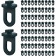 thumbnail image 1 of 150 Uds Clips giratorios para invernadero ganchos para invernadero ganchos para macetas de casa verde accesorios de gancho para calor de invernadero de aluminio, 1 of 5
