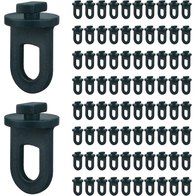 150 Uds Clips giratorios para invernadero ganchos para invernadero ganchos para macetas de casa verde accesorios de gancho para calor de invernadero de aluminio