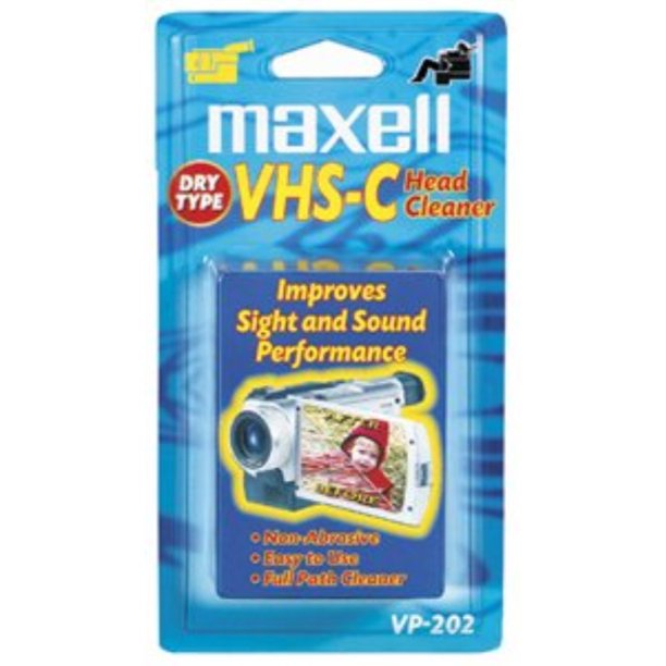maxell vhsc dry head cleaner (vp202)