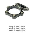 thumbnail image 4 of Sonducket Adaptador de bloqueo central de bicicleta mi.xim Conversión de aleación de aluminio Disco de freno de ciclismo de carretera Ciclismo Negro, 4 of 6