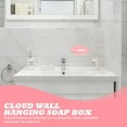 thumbnail image 4 of Miangastore Wall Mount Soap Holder Plastic Simple Storage Family Toilet 1Set, 4 of 8