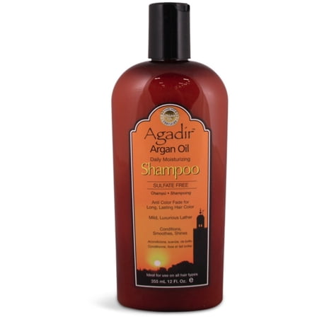 Agadir Argan Oil Daily Moisturizing Shampoo, 12 oz (Pack of 2)