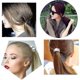 thumbnail image 4 of Bandas elásticas para el pelo con forma de círculo de Metal, accesorios para el pelo con soporte para cola de caballo, 4 of 5