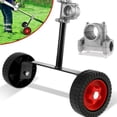 thumbnail image 2 of Roue de Support pour Tondeuse Sac à Dos Désherbeur Support Portatif à Main Cadre de Support Roue de Support Portable Roue Auxiliaire pour Tondeuse, 2 of 6