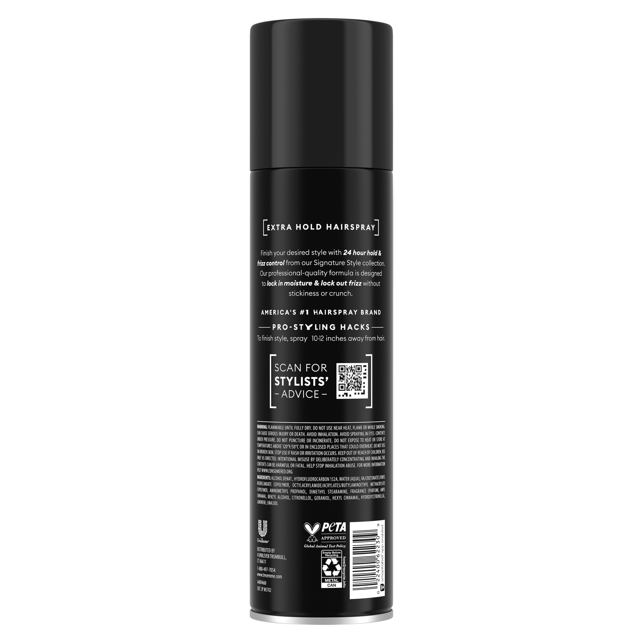 (6 pack) TRESemmé Extra Hold Hairspray with 24H Hold and Frizz Control, 14.6 oz