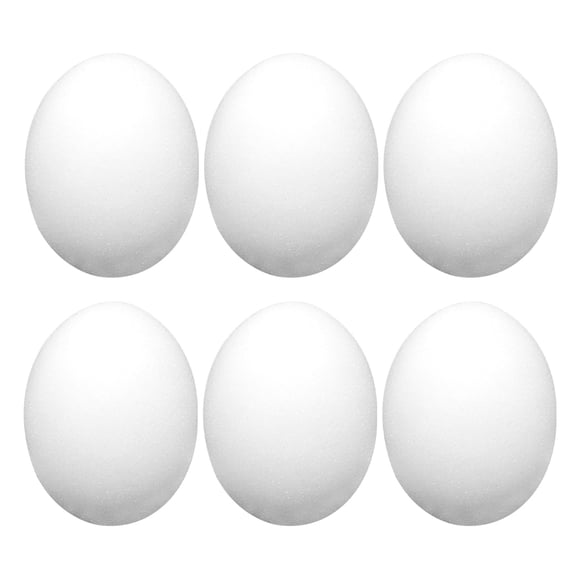 WORGEOUS 6-Piece White Sponge Handheld Props Set for Party Decorations and Home Decor Floating Accessories