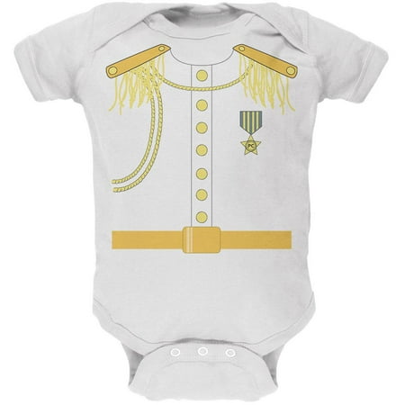 Prince Charming Costume White Soft Baby One Piece