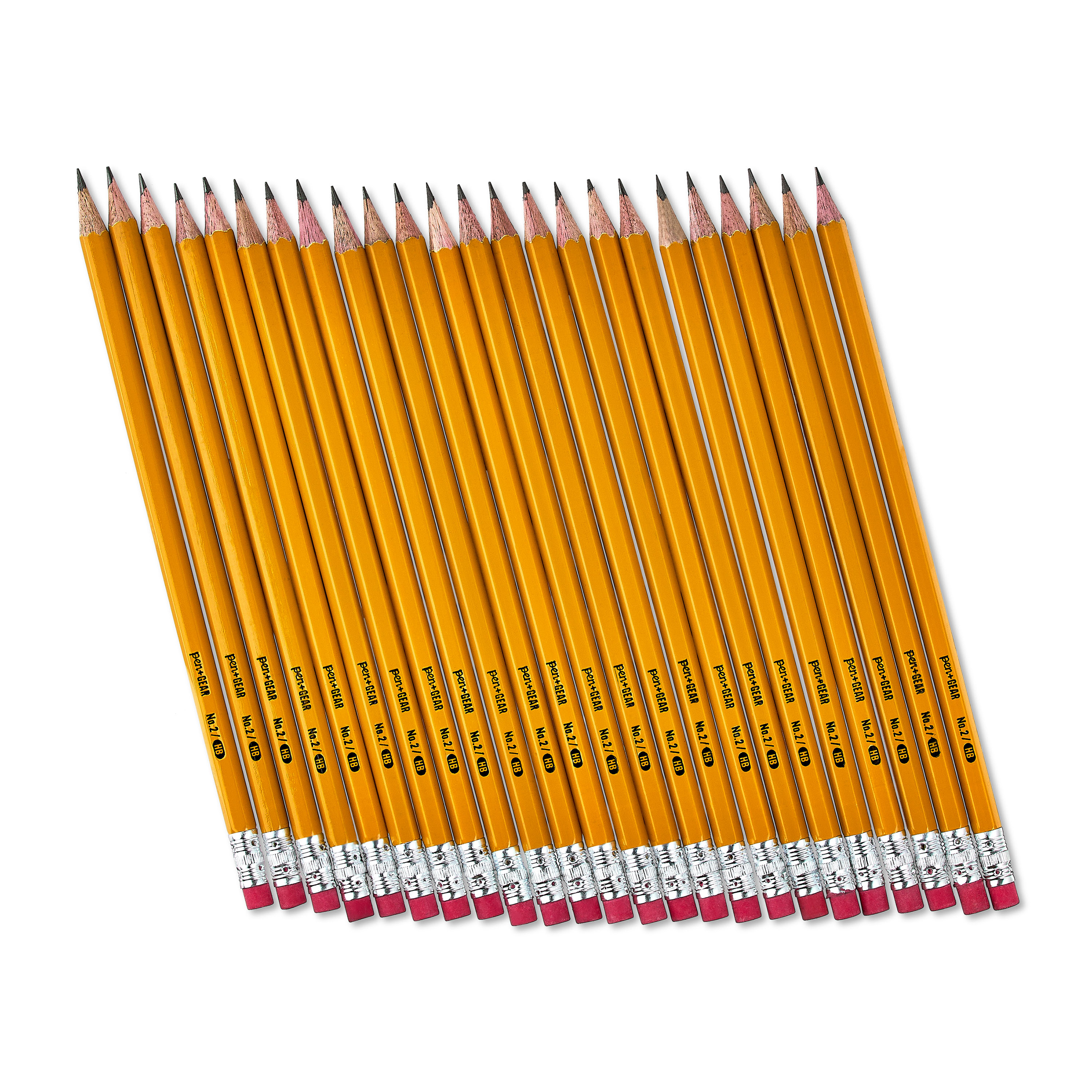 Pen+Gear Lápices de Madera #2 HB Afilados, Amarillo, 24 pzas 2