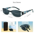thumbnail image 3 of 3 Pairs Sunglasses Foldable with Blue Light Blocking lens Compact Folding Glasses for Women (Black, +1.00 Magnification), 3 of 6