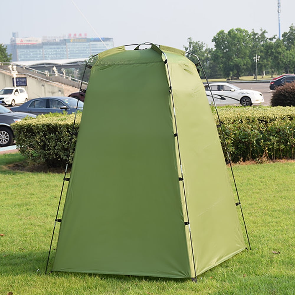 TOMSHOO Portable Outdoor Shower Bath Changing Fitting Room Tent Shelter Camping Beach Privacy Toilet,Army Green
