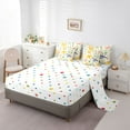 thumbnail image 5 of Homewish Ancient Dinsaur 7pcs Bedding Comforter Set,Cartoon Dino Queen Bedding Sets,Beige Green Queen Sheet Sets For Boys Teens,Breathable Home Decor Reversible, 5 of 8