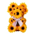thumbnail image 2 of Floral Bear Ornament Photo Props Decoración para el hogar Colección Adorable Animal de peluche Vestir Oso Muñeca de juguete para San, 2 of 7