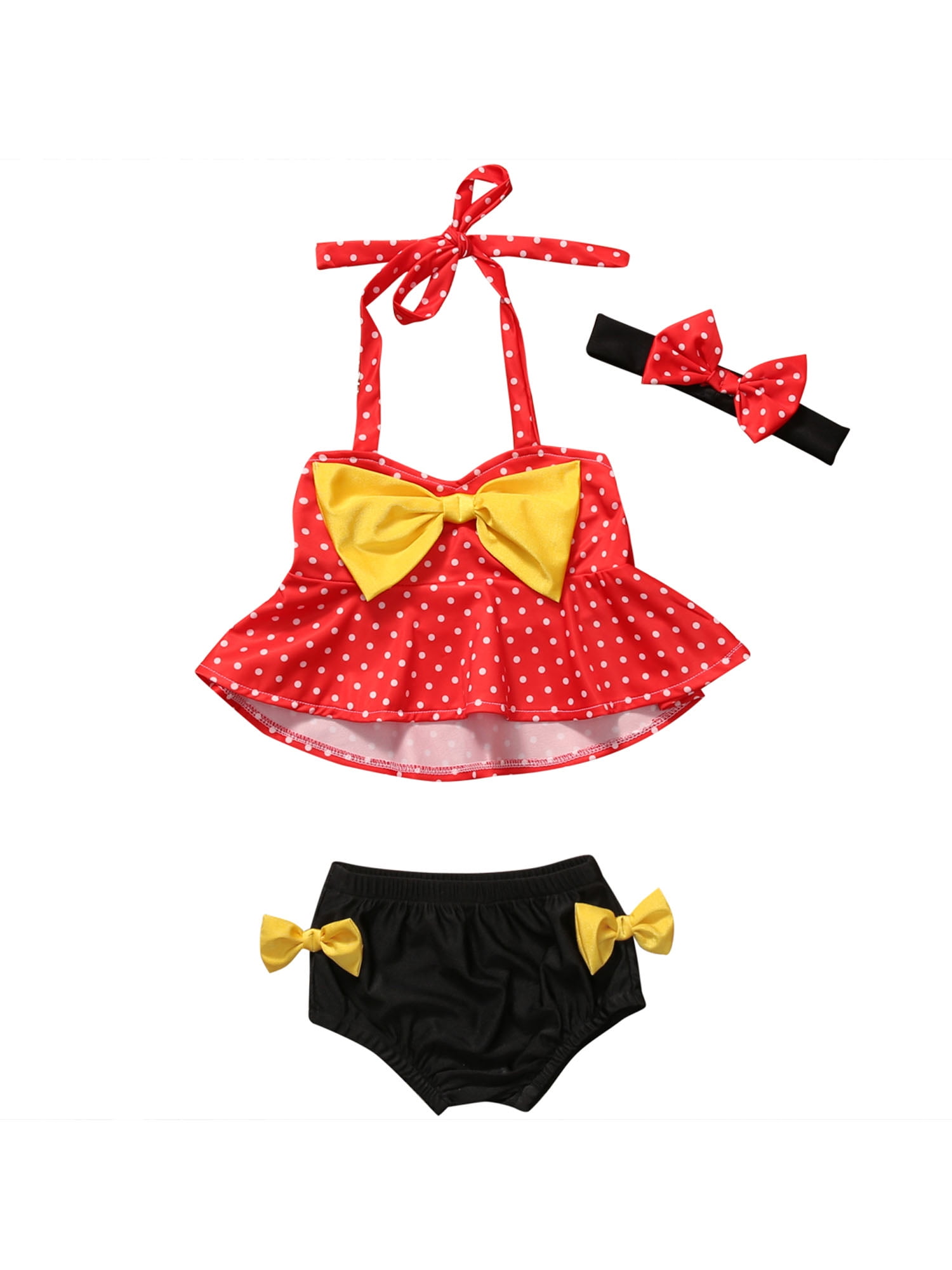 red baby bathing suit