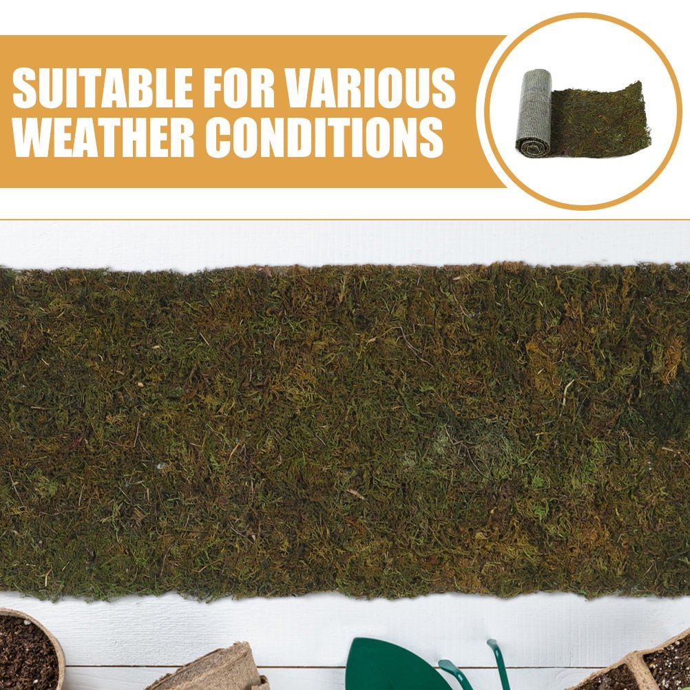 BESTYASH Green Fake Moss Turf Resistant Artificial Grass for Versatile Home Decor