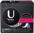 thumbnail image 2 of Kotex Doublures Minces Enveloppées pour Usage Quotidien 18 Unités (Lot de 6), 2 of 2