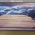 thumbnail image 6 of Ambesonne Outer Space Place Mats Set of 4, Meteorite Dock Sun, Standard Size, Orange Indigo Brown, 6 of 6