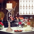 thumbnail image 4 of Miumaeov Gold Vases for Centerpieces 15.6in Tall Candle Stand Metal Flower Arrangement for Wedding Party Decor 10 Pcs, 4 of 13