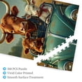 thumbnail image 3 of Cow Family Road Trip 500Piece Adult Jigsaw Puzzle Challenging And Fun Activity For Puzzle Lovers; Vibrant Illustrations And Quality Pieces; Great Gift Idea For Adults, 3 of 7