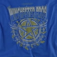 thumbnail image 2 of Supernatural Winchester Bros Women's T Shirt, Royal, Small, 2 of 6