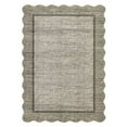 thumbnail image 6 of Scalloped Edge Area Rug – Non-Slip, Machine Washable Low Pile Indoor Carpet, Modern Farmhouse Floor Mat for Living Room, Bedroom, Nursery, Dining Room, Office, 6 of 12