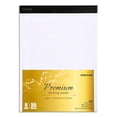 thumbnail image 3 of Bloc de notas legales Mintra PREMIUM BLANCO 6 paq 8.5x11 RAYADO ESTRECHO 50 hojas microperforado papel escuela oficina, 3 of 3