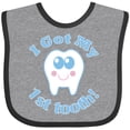 thumbnail image 3 of Inktastic I Got My First Tooth Baby Boy Boys or Girls Baby Bib, 3 of 4
