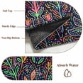 thumbnail image 6 of Area Rug for Living Room, Mexico Flower Non-Slip Indoor Large Carpet for Bedroom/Dining Room, Abstract Geometric Colorful Floral Plant Washable Low-Profile Rectangle Floor Runner Rugs - 5 x 8 Ft, 6 of 8