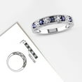 thumbnail image 5 of Everly Women's Created Sapphire Sterling Silver Ring, 5 of 7