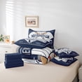 thumbnail image 6 of Castle Fairy Sport Baseball Boy Bedding Comforter Set,Ball Gamer King Bedding Sets, 6 of 8
