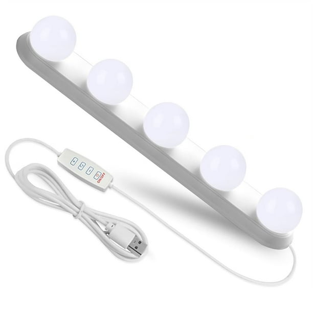 Lámpara de Maquillaje, Luces LED para Tocador con 3 Modos de Iluminación, Ajustable y Regulable, para Tocador y Espejo de Tocador.