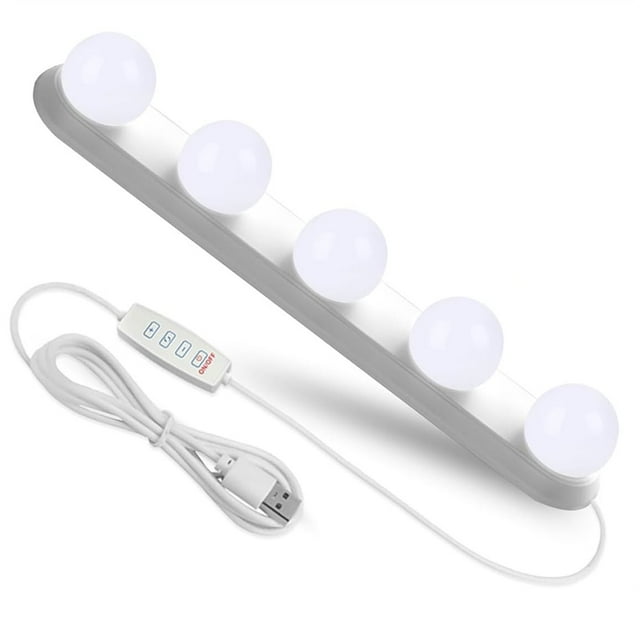 Lámpara de Maquillaje, Luces LED para Tocador con 3 Modos de Iluminación, Ajustable y Regulable, para Tocador y Espejo de Tocador.