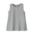 thumbnail image 3 of Kids Girl Dresses Casual Dress Grey Dress for Girls Baby Girl Clothes Summer Baby Girl Clothes 7-8 Years, 3 of 3